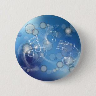 ファンタジーGlass Music Notes 缶バッジ