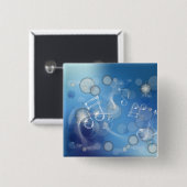 ファンタジーGlass Music Notes 缶バッジ (正面&裏面)