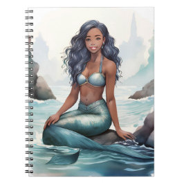 ファンタジーMermaid Notebook 6.5 x 8.75インチ ノートブック
