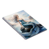 ファンタジーMermaid Notebook 6.5 x 8.75インチ ノートブック (右側)