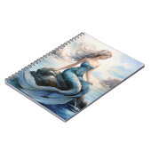ファンタジーMermaid Notebook 6.5 x 8.75インチ ノートブック (左側)