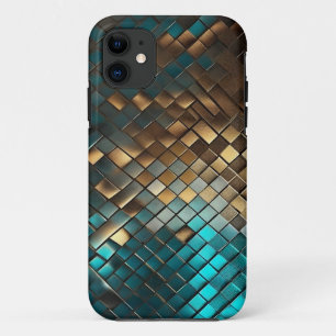 ファンタジーMetalicグランジ背景抽象芸術パターン iPhone 11 ケース