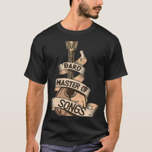 ファンタジーRPGザBardクールヴィンテージLuteテーブルトップRP Tシャツ