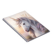 ファンタジーUnicornノートブック6.5 x 8.75インチ ノートブック (右側)