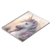 ファンタジーUnicornノートブック6.5 x 8.75インチ ノートブック (左側)