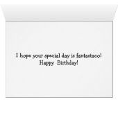 ファンタスタおもしろいコ誕生日かわいいタコカード (内部横(下))