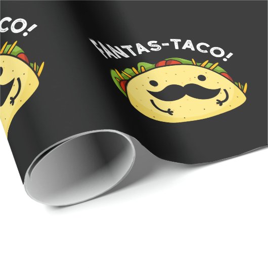 ファンタスタコおもしろいファンタコプンダークBG ラッピングペーパー (ロールコーナー)