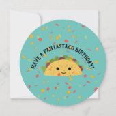 ファンタスタコ誕生日かわいいかわいいタコ カード (正面)