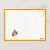 ファンタスティックおもしろいバケーションタコ ポストカード (裏面)