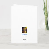 ファンタスティックなネコのオールオケージョン グリーティングカード (裏面)