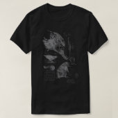 ファンタスティックなビーストニフラー教科書用ポスターTシャツ Tシャツ (デザイン正面)