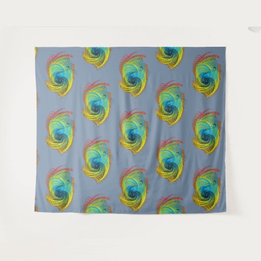 ファンタスティックなビースト抽象デザイン タペストリー (正面(横))