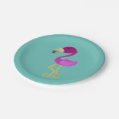 ファンタスティックなフラミンゴ ペーパープレート (アングル)
