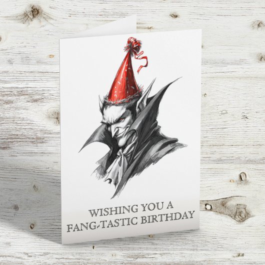 ファンタスティックな誕生日を祈るヴァンパイア カード