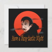 ファンタスティックのハロウィーンを持つ 招待状 (正面)