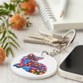 ファンタスティックキツネ キーホルダー (正面右)