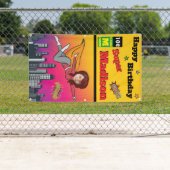 ファンタスティックスーパーヒーロー誕生日フォトパーフェクトガール 横断幕 (インサイチュ)