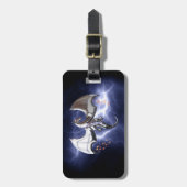 ファンタスティックドラゴンウィズブラック稲妻 ラゲッジタグ (正面縦)