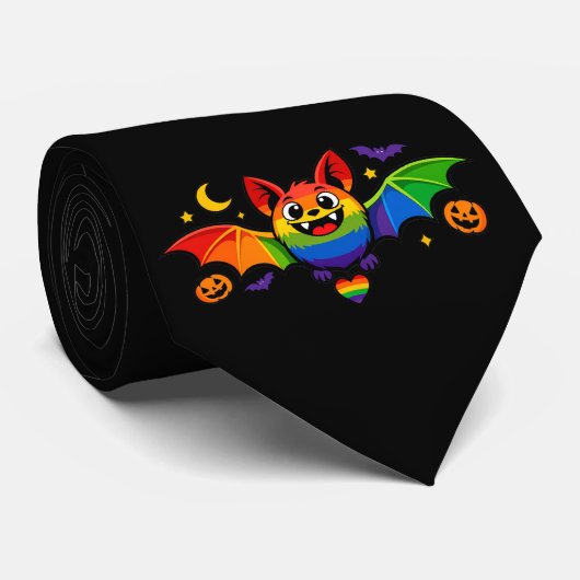🦇🌈 ファンタスティックバット ネクタイ (ロール)