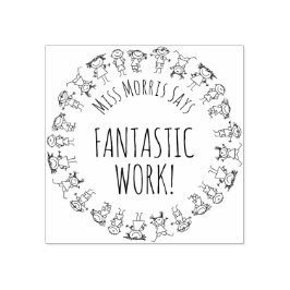 ファンタスティックパーソナライズされたワーク先生スタンプゴム ラバースタンプ