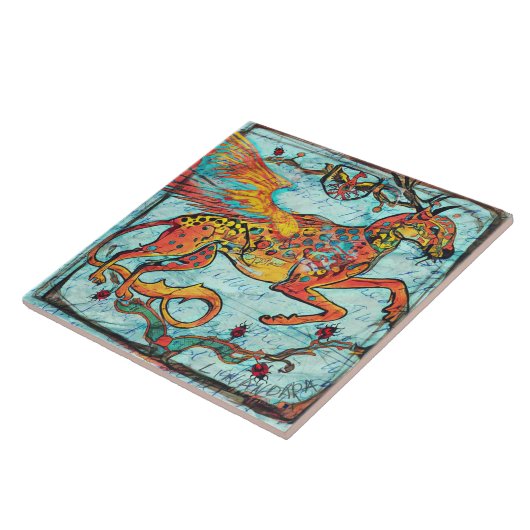 ファンタスティックビーストディアジャガーラディバードフェニックス タイル (側面)