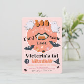 ファンタスティックリトルブハロウィーン誕生日パーティー 招待状 (スタンド正面)