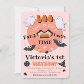 ファンタスティックリトルブハロウィーン誕生日パーティー 招待状 (正面)