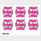 ファンタスティックロサンゼルス3ステッカー スクエアシール (シート)