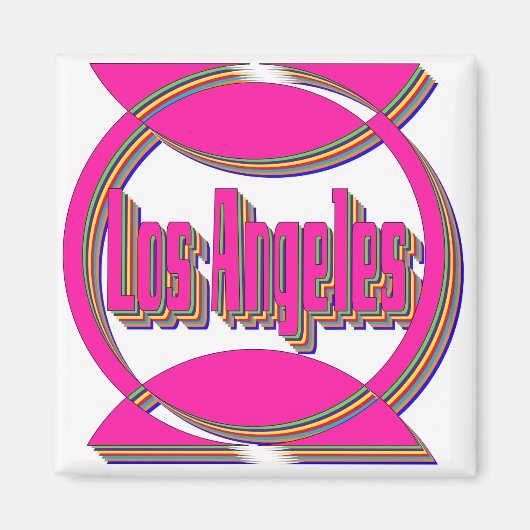 ファンタスティックロサンゼルス3磁石 マグネット (正面)