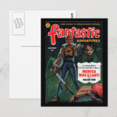『ファンタスティック冒険』 1951-10_Pulp Art ポストカード (正面/裏面)