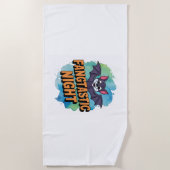 ファンタスティック夜 ビーチタオル (正面)