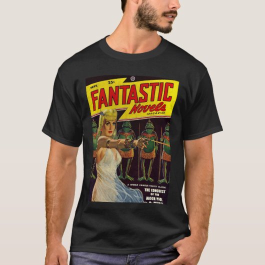 ファンタスティック小説雑誌の友人 Tシャツ (正面)