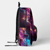 ファンタスティック星雲抽象芸術宇宙1 プリントバックパック (左)