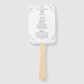 ファンタスティック結婚ズ：エレガントフローラ輪郭パドル ハンドファン (正面)