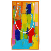 ファンタスティック絵画抽象芸術ズバイクリス・テイラー スモールペーパーバッグ (正面)