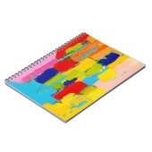 ファンタスティック絵画抽象芸術ズバイクリス・テイラー ノートブック (左側)
