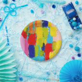 ファンタスティック絵画抽象芸術ズバイクリス・テイラー ペーパープレート (パーティー)