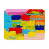 ファンタスティック絵画抽象芸術ズバイクリス・テイラー マグネット (横)