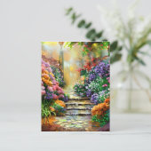 ファンタスティック複雑な詳細8k解像度Afremov ポストカード (スタンド正面)