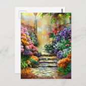 ファンタスティック複雑な詳細8k解像度Afremov ポストカード (正面/裏面)