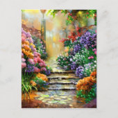 ファンタスティック複雑な詳細8k解像度Afremov ポストカード (正面)