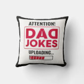 ファンタスティック警告デザインズ!パパジョークのロード クッション (裏面)