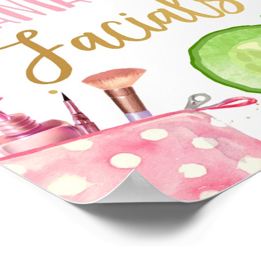 ファンタスティック面スパパーティーメイクアップグラマーガール ポスター (角)