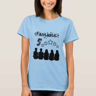 ファンタスティック5家族の友達 Tシャツ