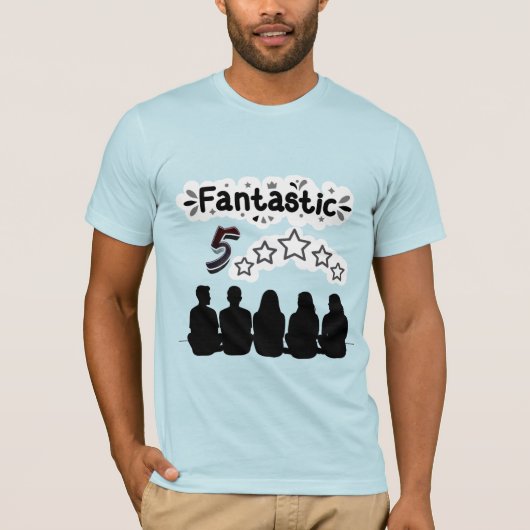 ファンタスティック5家族の友達 Tシャツ (正面)