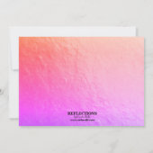 ファンタスティック50サプライズ誕生日パーティーの招待状 招待状 (裏面)