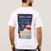 ファンタスティック5 アメリカ250 Tシャツ (裏面)