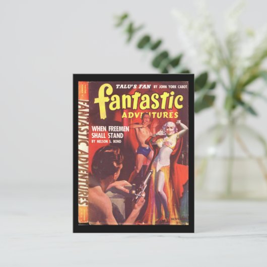 ファンタスティック・アドベンチャーズ v04 n11 (1942-11.ジッフ・デイビス)_ ポストカード (スタンド正面)