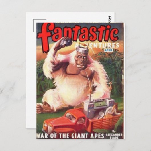 『ファンタスティック・サイエンス6』 ポストカード (正面/裏面)