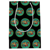 ファンタスティック・ドラゴンレッドとグリーンv11 ミディアムペーパーバッグ (正面)